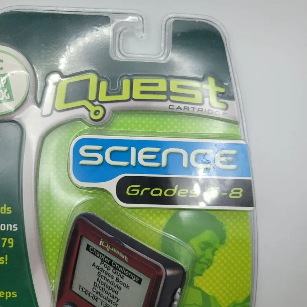 iQuest Science Grades‎ 6 7 8 Cartridge Leap Frog Learning Education Game Vintage